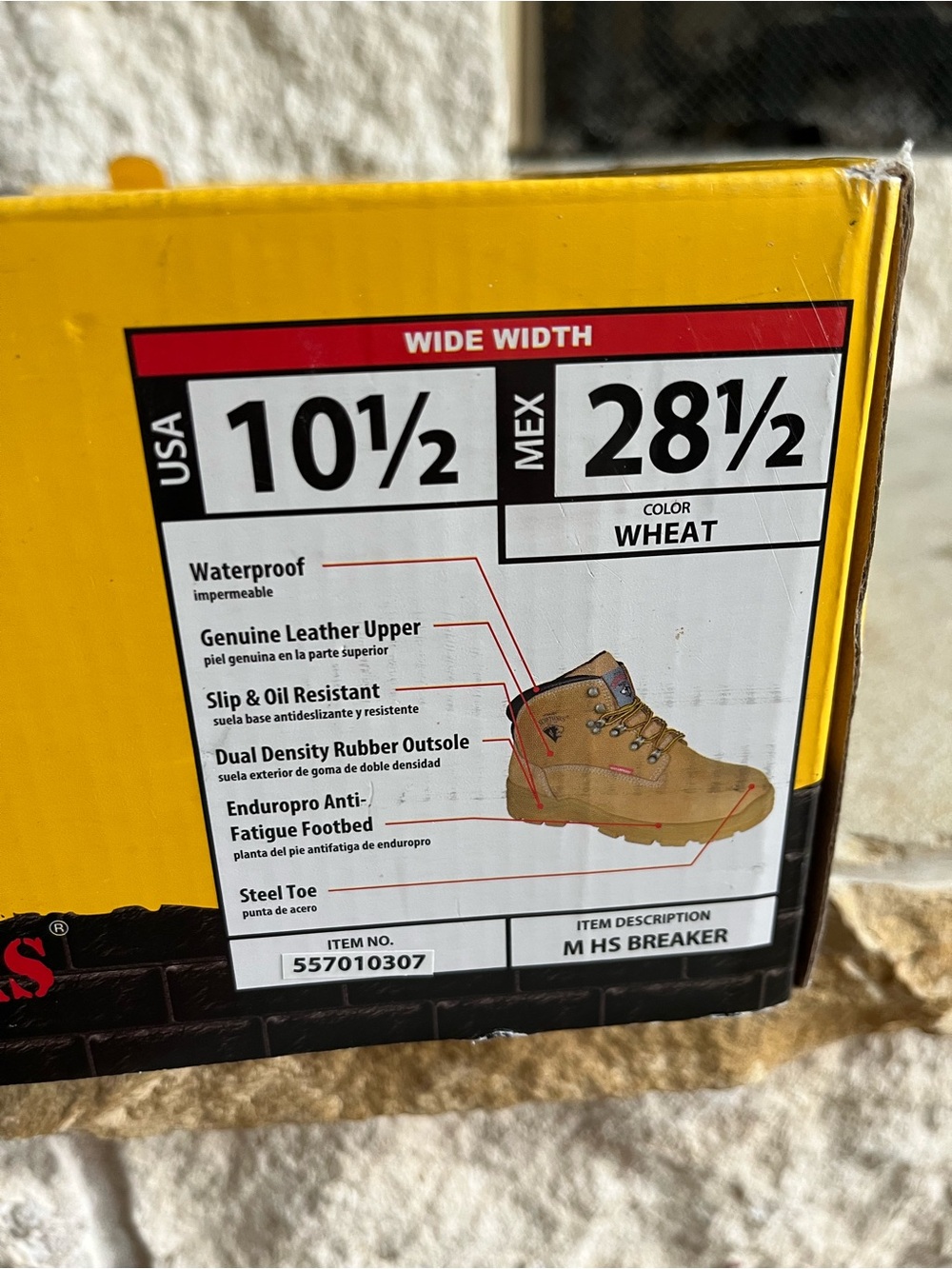 Herman Survivors Tan Work Boots NIB - Picture 10 of 12